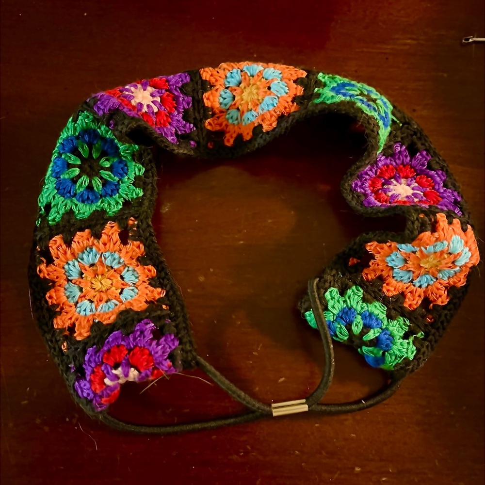 Boho Hand Crochet Headband
